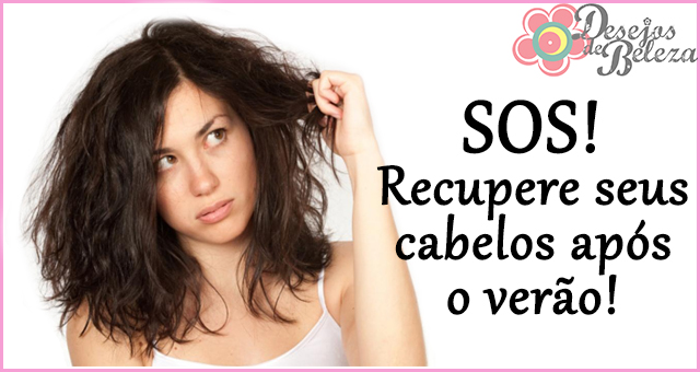 cabelos recupere após o verão