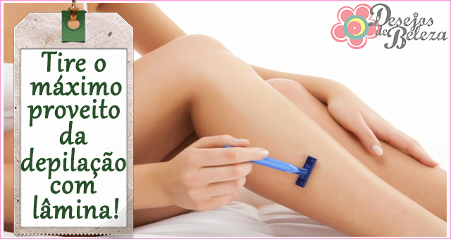 depilação com lâmina