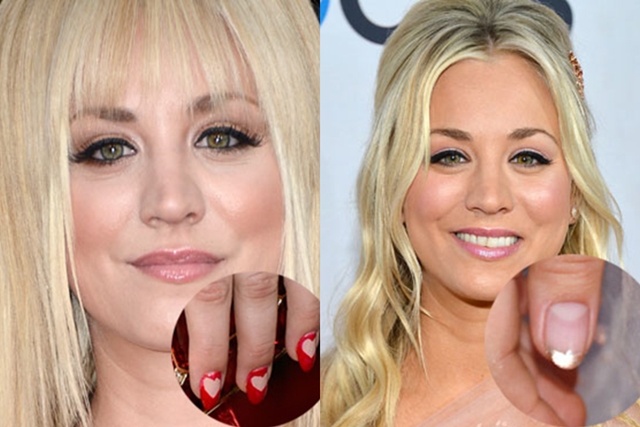 nail arts kaley cuoco