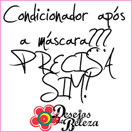 condicionador depois da máscara SLIDE