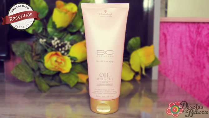 Testei: BC Oil Miracle Rose Oil Shampoo