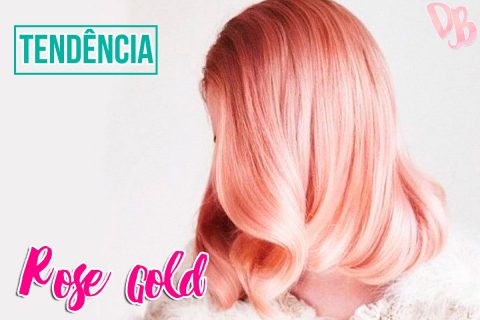 Tendência: Cabelo Rose Gold