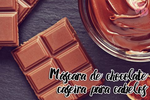 Mascara de chocolate caseira para os cabelos